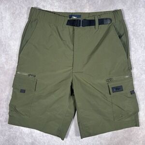 Tilley Cargo Shorts Mens Size 31" Waist Green Safari Hiking Outdoor  Belted